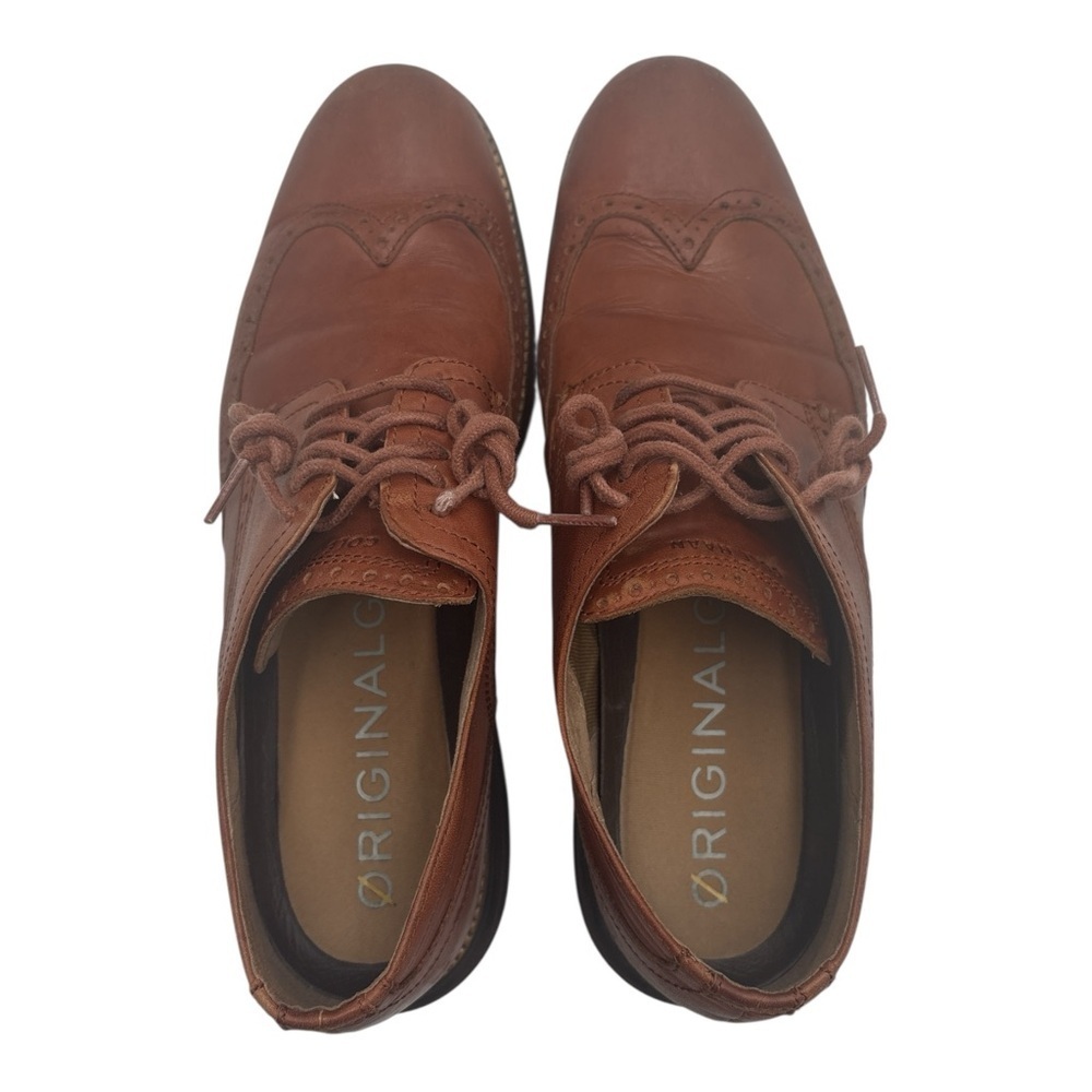 Cole Haan OriginalGrand Wingtip Oxford Shoes – Men’s Size 11M – Tan Leather - Picture 4 of 7